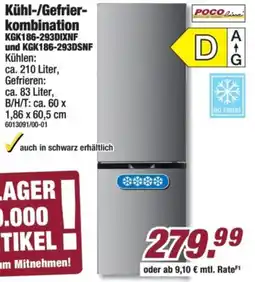 Poco POCO line Kühl-/Gefrierkombination Angebot