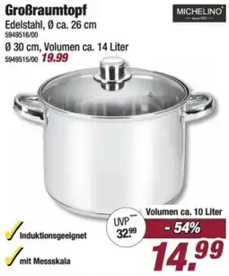Poco Großraumtopf Edelstahl MICHELINO Angebot