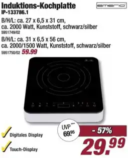 Poco Induktions-Kochplatte emerio Angebot
