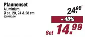 Poco Pfannenset Aluminium Angebot