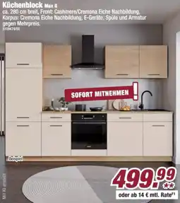 Poco Küchenblock Max II Angebot