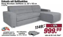 Poco Ecksofa mit Bettfunktion Angebot