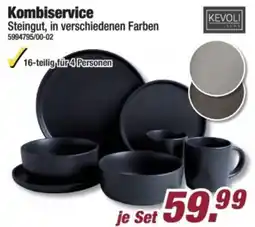 Poco Kombiservice Steingut KEVOLI Angebot