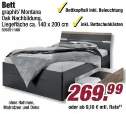 Poco Bett graphit/Montana Angebot