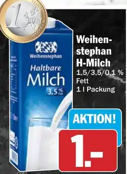 HIT Ullrich Weihenstephan H-Milch Angebot