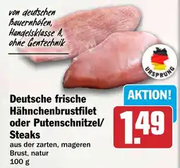 HIT Ullrich Deutsche frische Hähnchenbrustfilet Angebot