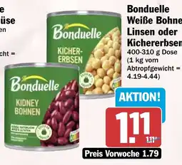 HIT Ullrich Bonduelle Weiße Bohnen Linsen oder Kichererbsen Angebot