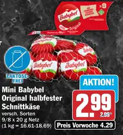 HIT Ullrich Mini Babybel Original halbfester Schnittkäse Angebot