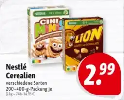 Nah & Frisch Nestlé Cerealien Angebot