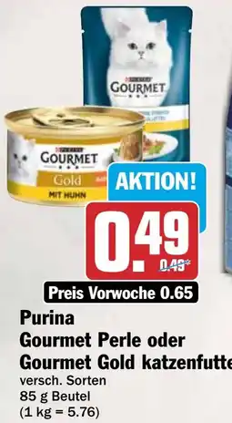 HIT Ullrich Purina Gourmet Perle oder Gourmet Gold katzenfutter Angebot