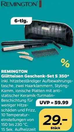 Netto REMINGTON Glättteisen Geschenk-Set S 350 Angebot