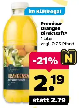 Netto Premieur Orangen Direktsaft Angebot