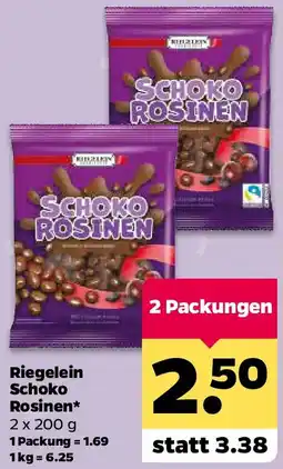 Netto Riegelein Schoko Rosinen Angebot