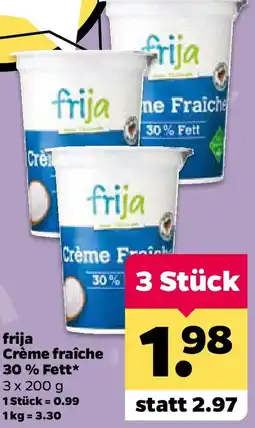 Netto frija Crème fraîche 30 % Fett Angebot
