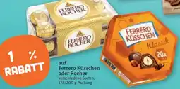 tegut Ferrero Küsschen oder Rocher Angebot