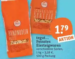 tegut tegut... Feinste Eierteigwaren Angebot
