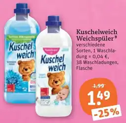 tegut Kuschelweich Weichspüler Angebot