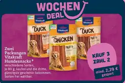tegut Zwei Packungen Vitakraft Hundesnacks Angebot