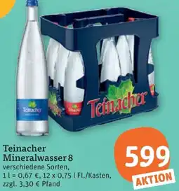 tegut Teinacher Mineralwasser Angebot