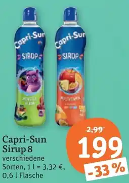 tegut Capri-Sun Sirup Angebot