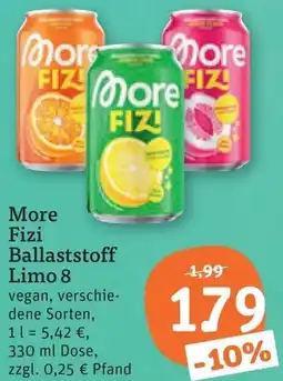 tegut More Fizi Ballaststoff Limo Angebot