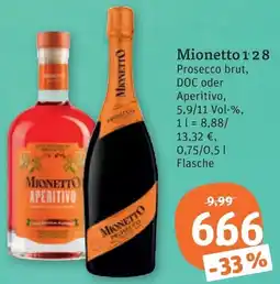 tegut Mionetto Aperitivo Angebot