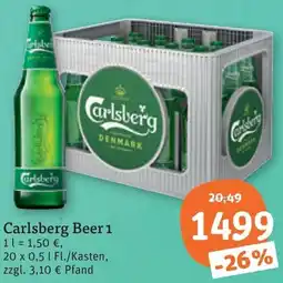 tegut Carlsberg Beer Angebot