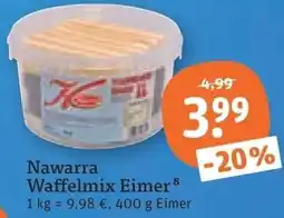 tegut Nawarra Waffelmix Eimer Angebot