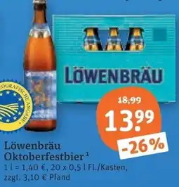 tegut Löwenbräu Oktoberfestbier Angebot