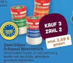tegut Zwei Gläser Schamel Meerrettich Angebot