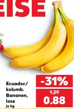 Kaufland Ecuador./kolumb. Bananen Angebot
