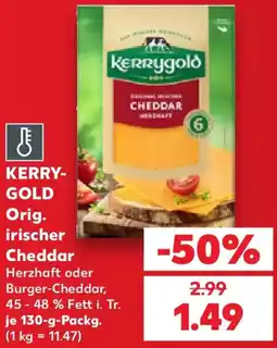 Kaufland KERRYGOLD Orig. irischer Cheddar Angebot