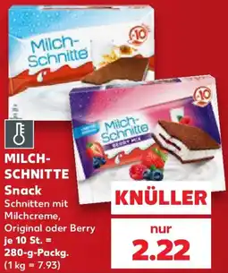 Kaufland MILCHSCHNITTE Snack Angebot