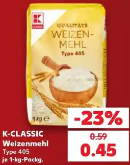 Kaufland K-CLASSIC Weizenmehl Angebot