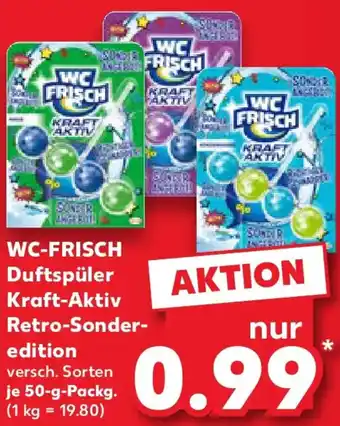 Kaufland WC-FRISCH Duftspüler Kraft-Aktiv Retro-Sonder edition Angebot