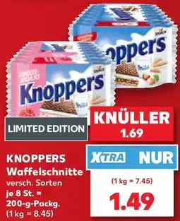 Kaufland KNOPPERS Waffelschnitte Angebot