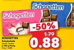 Kaufland SCHOGETTEN Schokolade Angebot