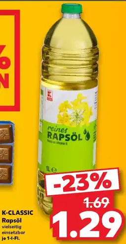 Kaufland K-CLASSIC Rapsöl Angebot