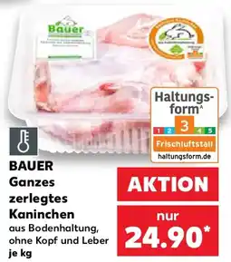 Kaufland BAUER Ganzes zerlegtes Kaninchen Angebot