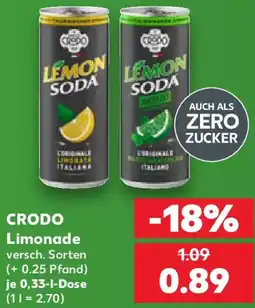 Kaufland CRODO Limonade Angebot