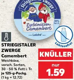 Kaufland STRIEGISTALER ZWERGE Camembert Angebot