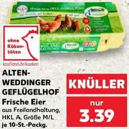 Kaufland ALTEWEDDINGER GEFLÜGELHOF Frische Eier Angebot