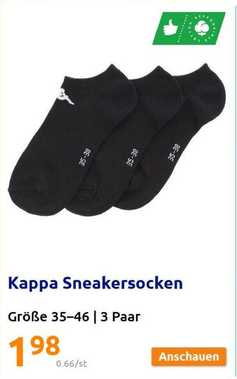 Action Kappa Sneakersocken Angebot