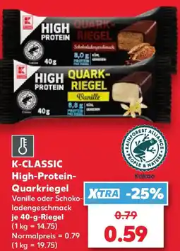 Kaufland K-CLASSIC High-Protein Quarkriegel Angebot