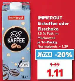 Kaufland IMMERGUT Eiskaffee oder Eisschoko Angebot