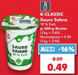 Kaufland K-CLASSIC Saure Sahne Angebot