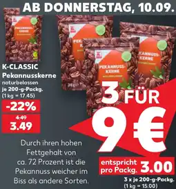 Kaufland K-CLASSIC Pekannusskerne Angebot