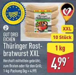 Aldi Nord Thüringer Rostbratwurst XXL Angebot