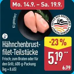 Aldi Nord Hähnchenbrust-filet-Teilstücke Angebot