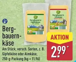 Aldi Nord Bergbauern Käse Angebot